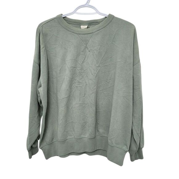 2/$20 H&M Green Crewneck Sweatshirt Top Size: Small - Picture 1 of 7